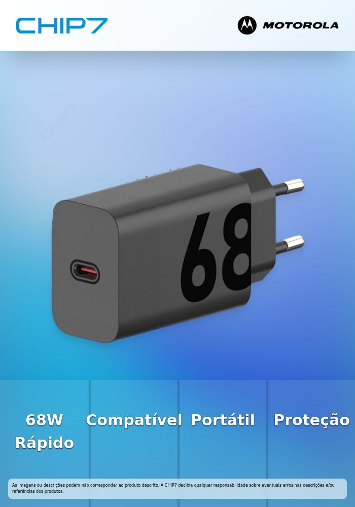 Carregador Motorola 68W