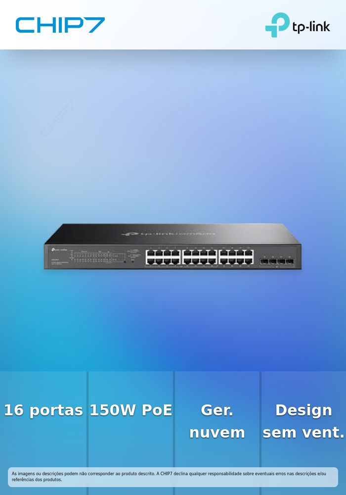 TP-LINK OMADA 28-PORT GIGABIT SMART SWITCH WITH 16-PORT POE+