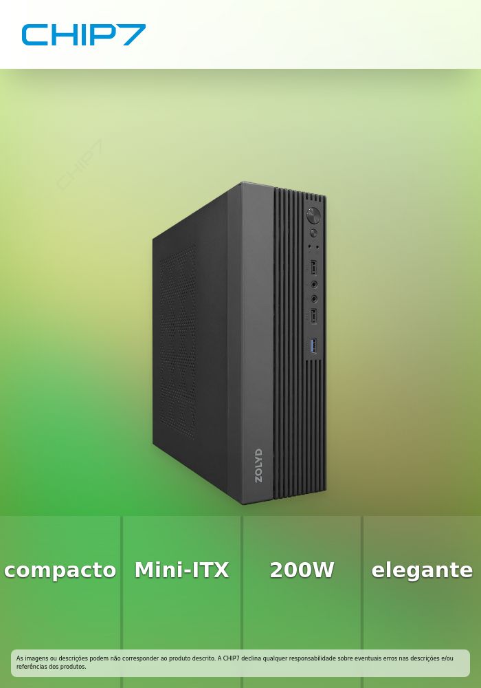 Zolyd Xyndora - Caixa PC Mini-ITX PSU 200W