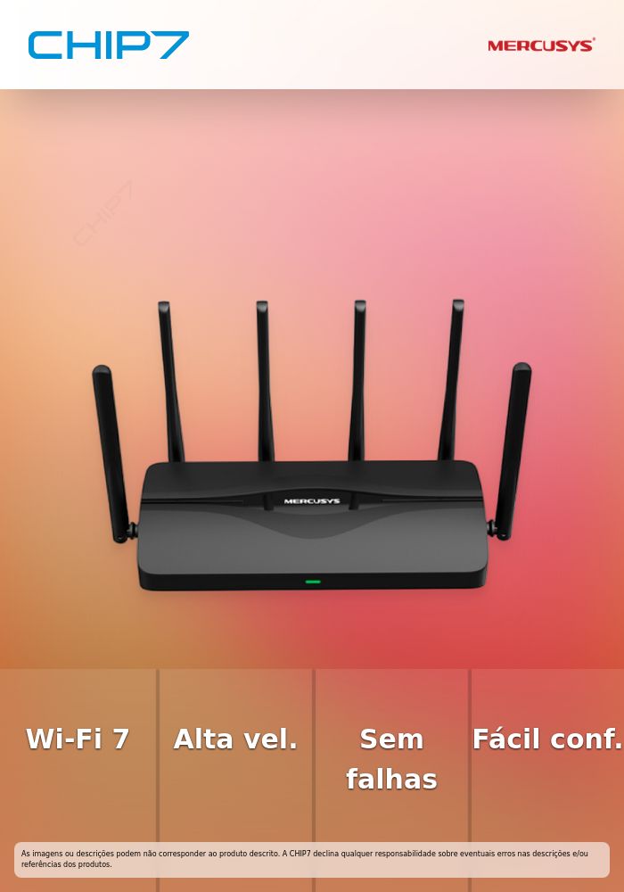 BE9300 Tri-Band Wi-Fi 7 Router  - preço válido p/ unidades faturadas até 10 de janeiro ou fim de stock