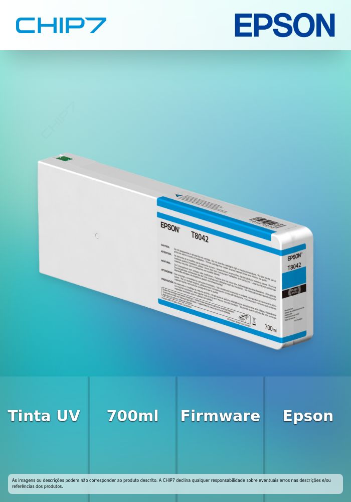 Singlepack Orange T55KA00 UltraChrome HDX/HD 700ml <b> Necessário atualizar o firmware do equipamento, consultar site da Epson.</b>
