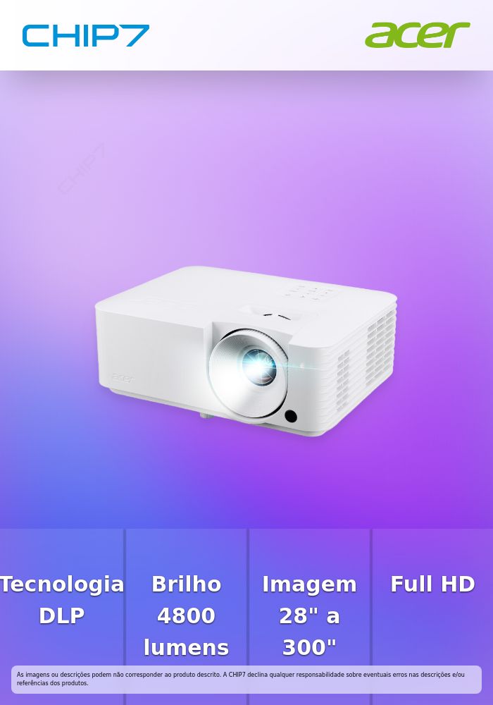 Projector Acer Vero XL2530 - 1080p / 4800 lumens / Laser / 50000:1
