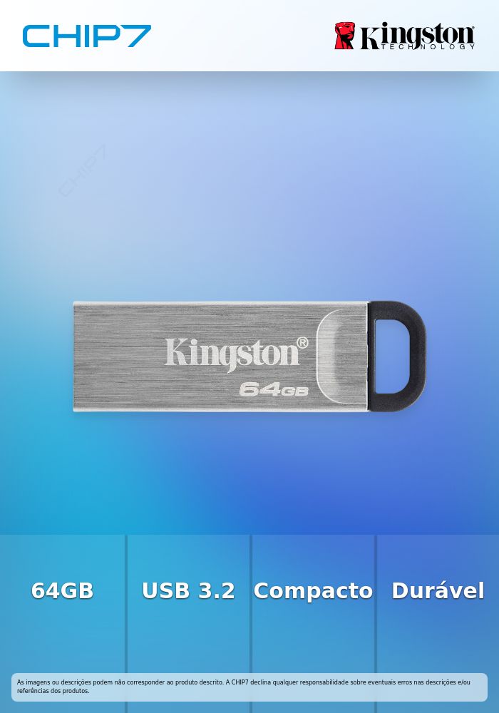 64GB USB3.2 Gen 1 DataTraveler Kyson