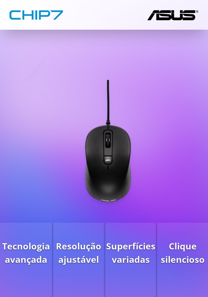 Rato ASUS MU101C Preto