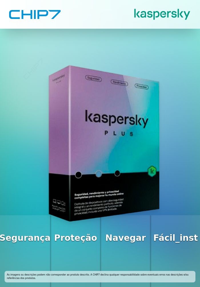 KASPERSKY PLUS 1 DEVICE RETAIL CAIXA