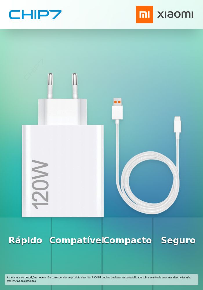 Carregador 120W Hypercharge Combo (Type-A) Eu