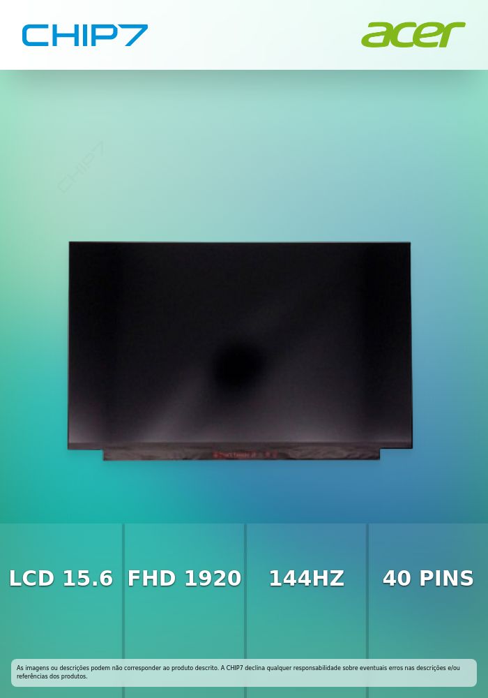LCD ACER MOD. NITRO 5 AN515-43-44-54-55-56-57 15.6 FHD IPS