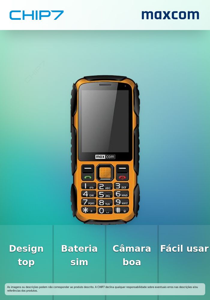 Telemóvel Maxcom MM920L Amarelo