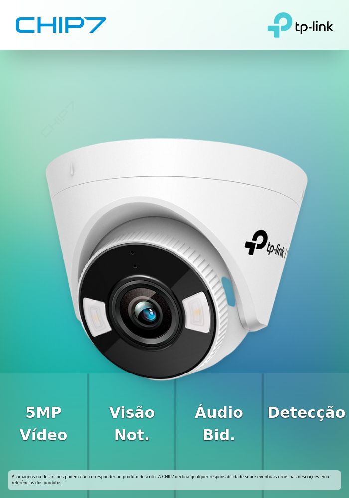 TP-LINK CAM VIGI 5MP FULL-COLOR TURRET NETWORK