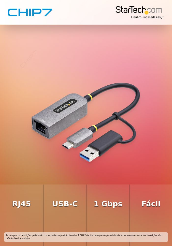 ADAPTADOR ETHERNET USB TIPO C