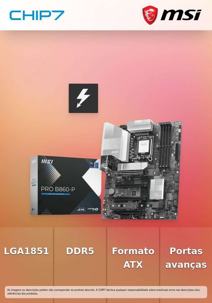 MSI PRO B860-P LGA1851 ATX DDR5 MB