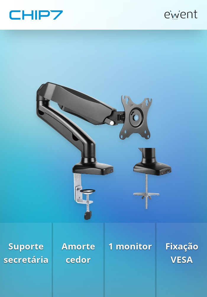 Suporte de Mesa para 1 Monitor 13-32