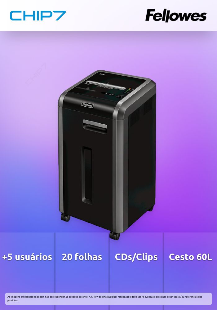 FELLOWES DESTRUIDORA PAPEL 225Ci 3.9x38MM