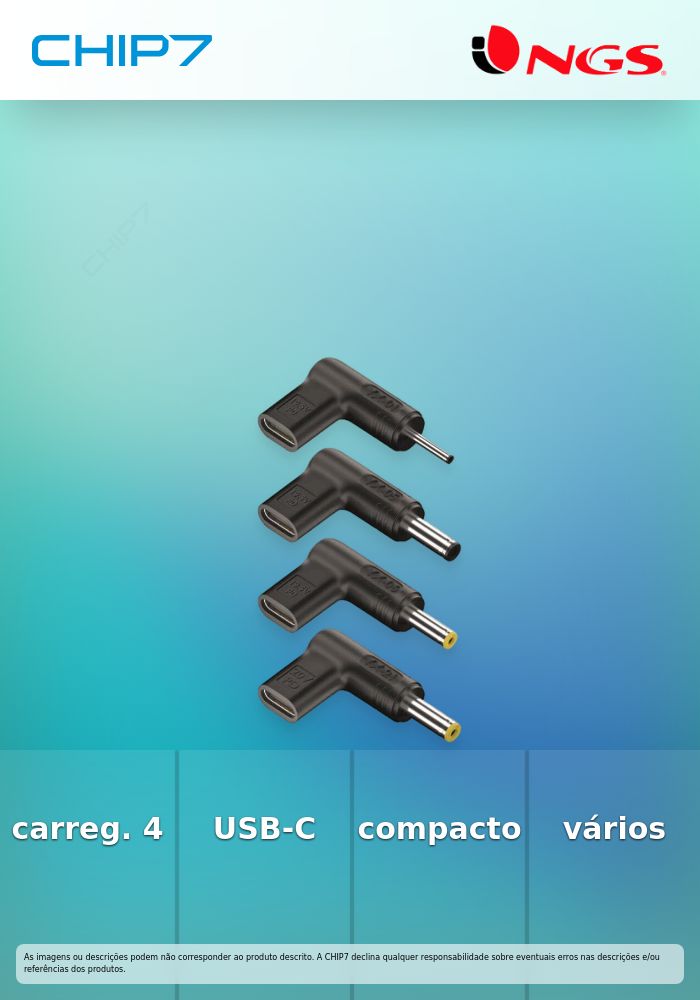 USBC to 4 different acer computers charging tips
