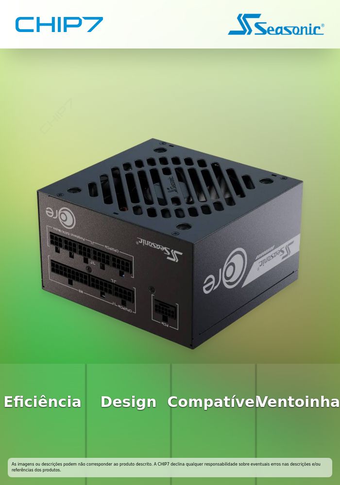 Fonte Modular Seasonic Core GX-750W V2 80+ Gold ATX 3.1