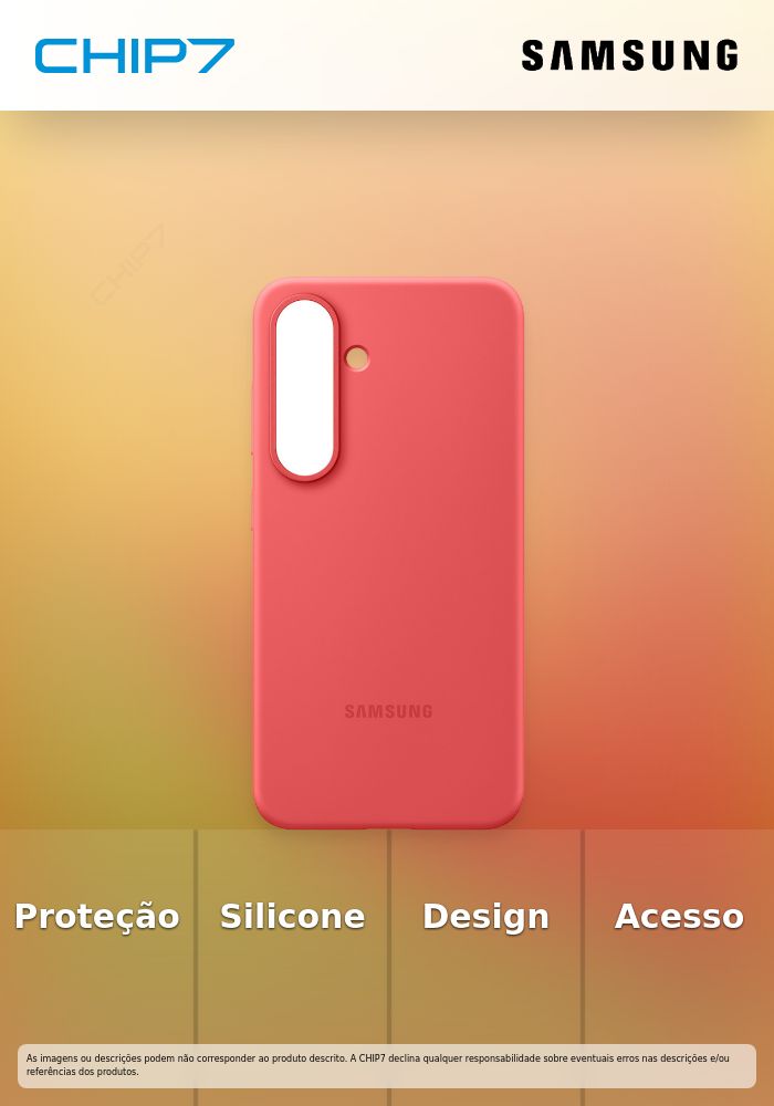 SAMSUNG S25 SILICONE CASE RED