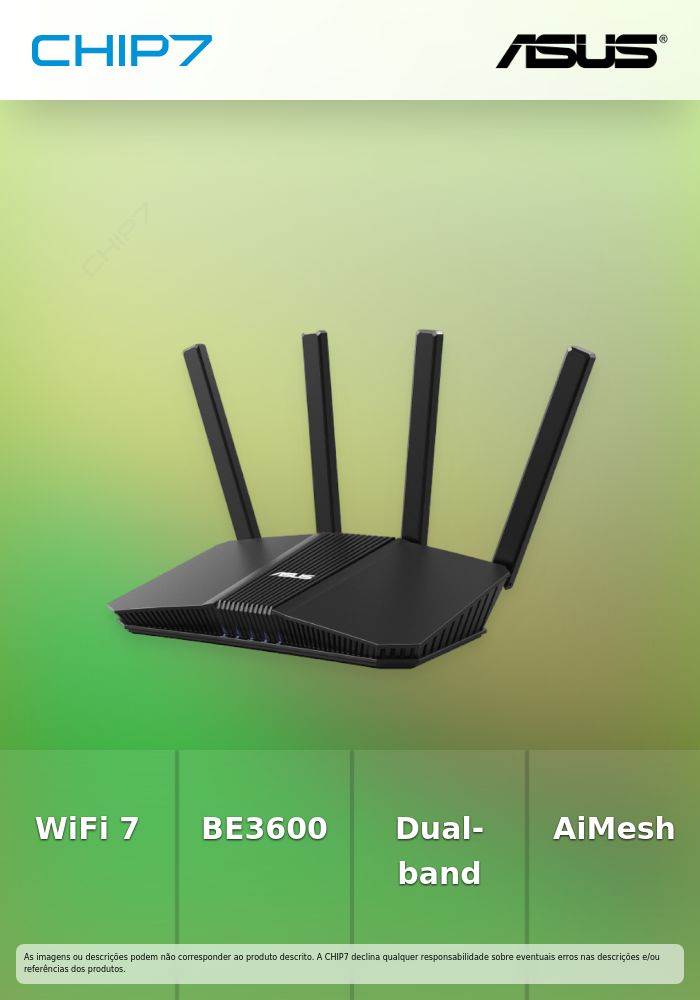Router ASUS RT-BE58U WiFi 7, BE3600, 2.4Ghz/5Ghz, AiMesh
