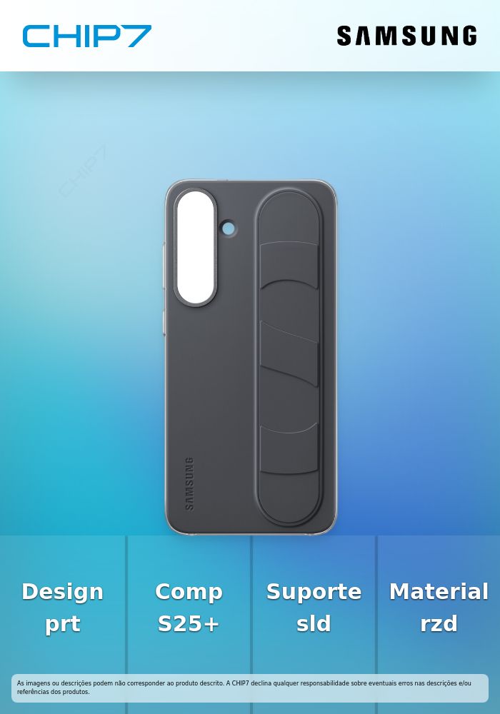 FUNDA SOPORTE NEGRA S25+