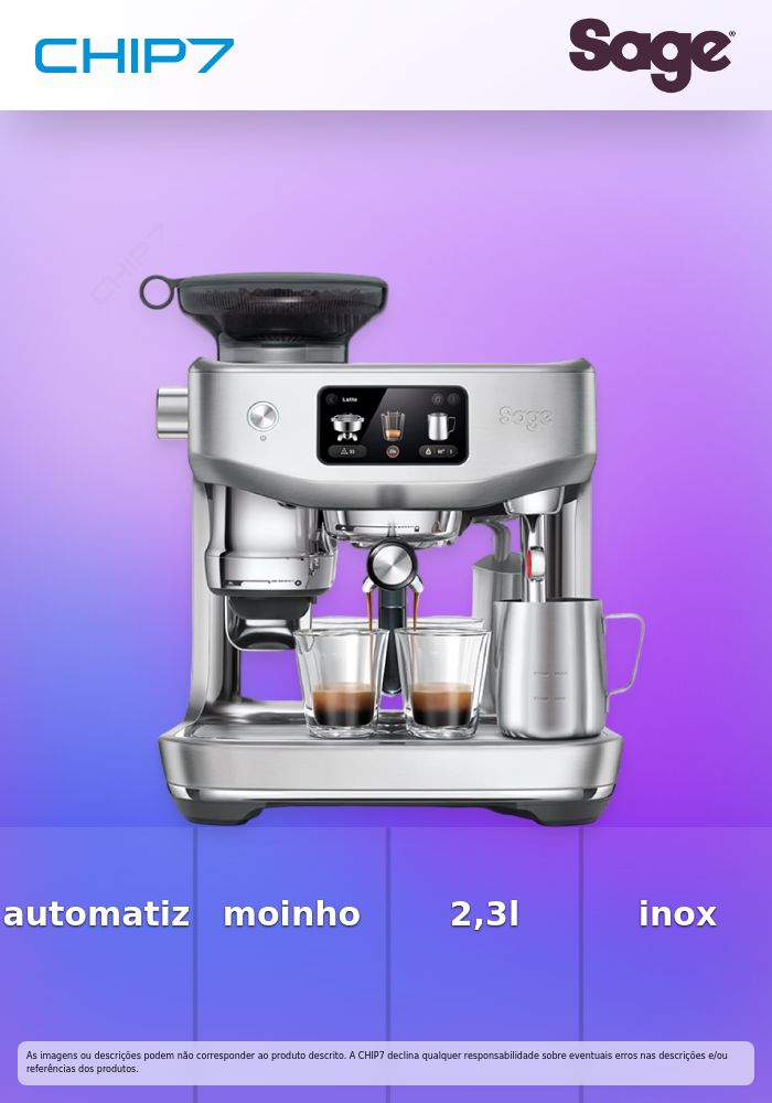 SAGE MAQUINA CAFE THE ORACLE JET BRUSHED STAINLESS STEEL