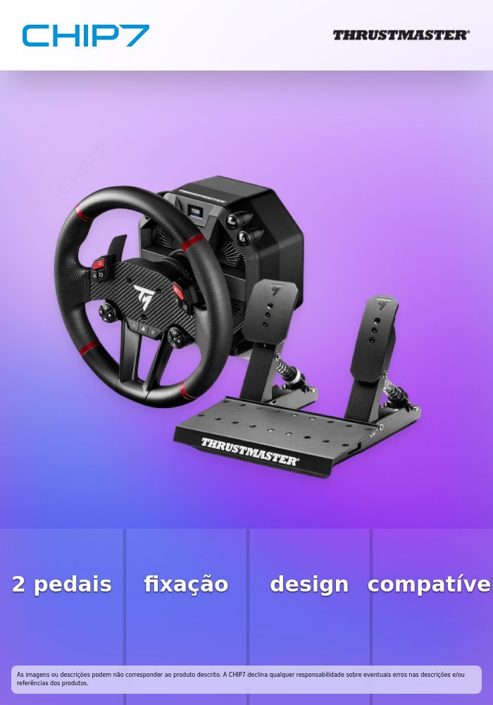 Bundle Thrustmaster T598 Direct Axial Drive ( Volante + Base + Pedais ) PS5 / PS4 / PC
