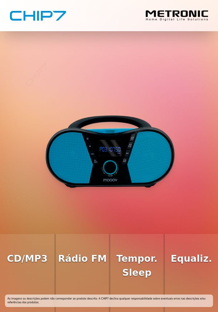 MOOOV RADIO CD MP3 SPORTSMAN