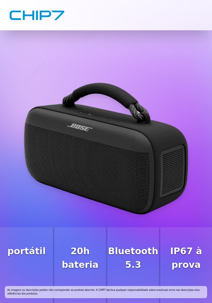 BOSE COLUNA BLUETOOTH SPEAKER SOUNDLINK MAX BLACK