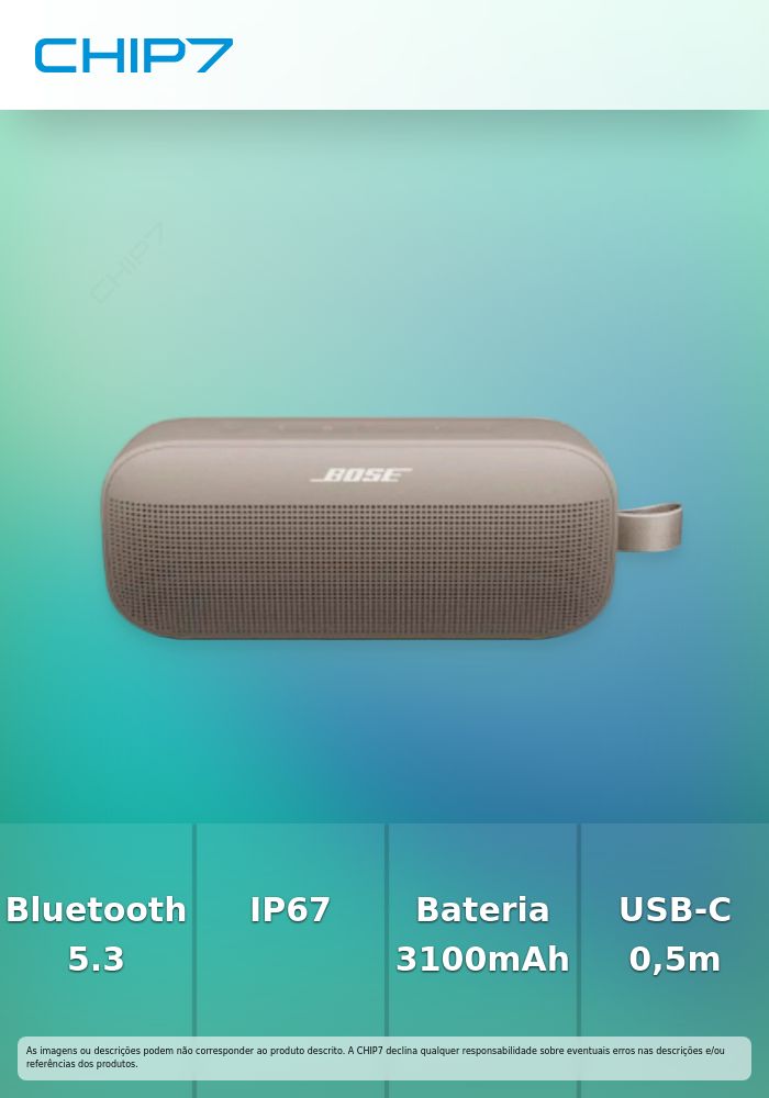 BOSE COLUNA BLUETOOTH SPEAKER SOUNDLINK FLEX II SANDSTONE