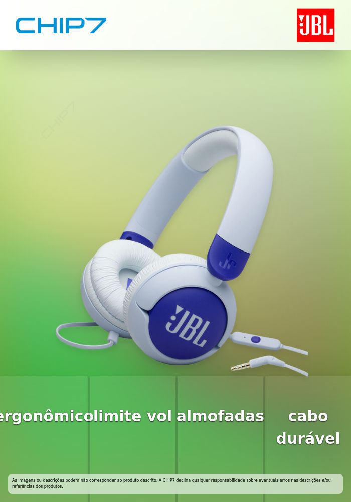 JBL JUNIOR 320 HEADPHONES BLUE