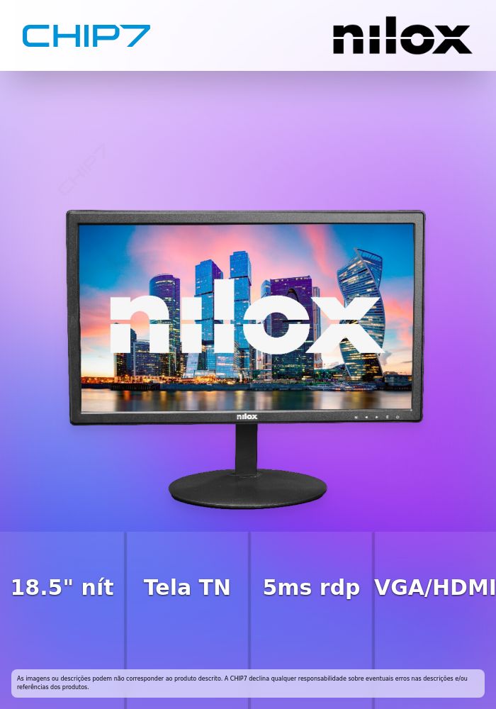 MONITOR 18 5 TN 5MS VGA + HDMI 60HZ