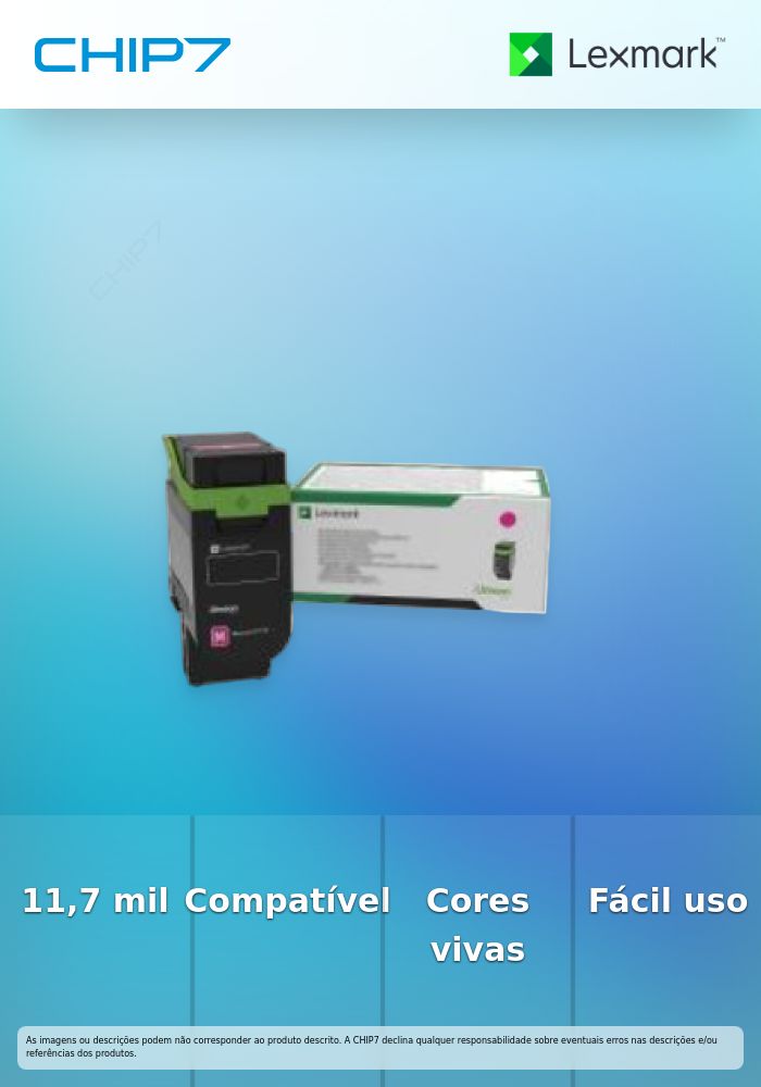 LEXMARK CS632 CX635 Magenta Return 11.7K Cartridge