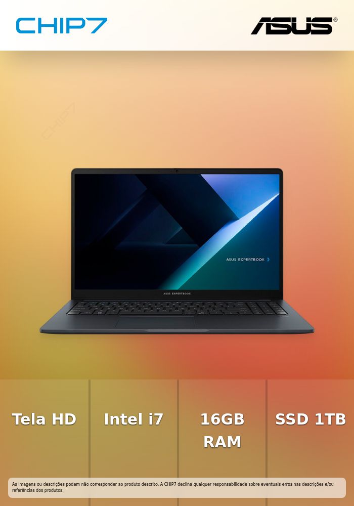 ASUS EXPERTBOOK B1503CVA 15.6INCH FHD I7-1355U 16GB 1TB INTEL UHD