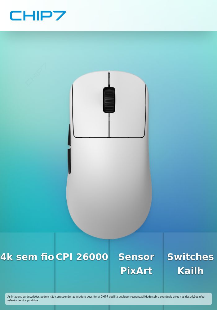 Rato Gaming Endgame Gear OP1w 4k Wireless Gaming Mouse - Branco