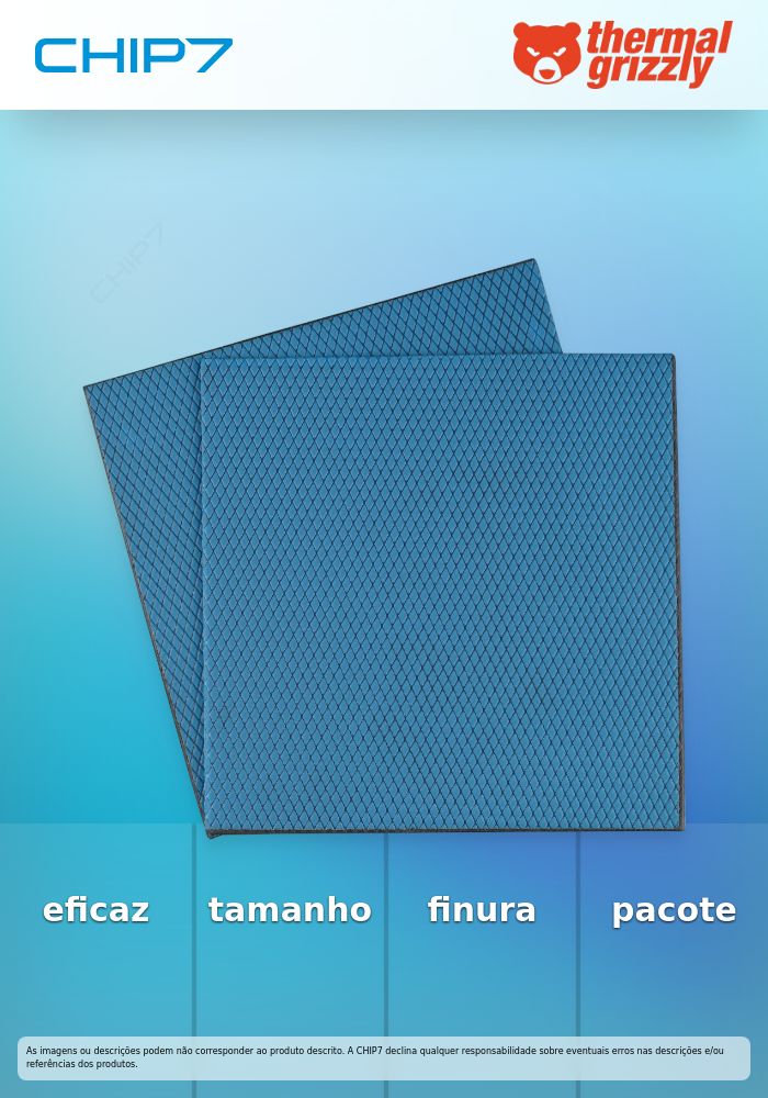 Thermal Pad Thermal Grizzly Minus Pad Basic 100 x 100 x 2.0 mm(Pack 2)