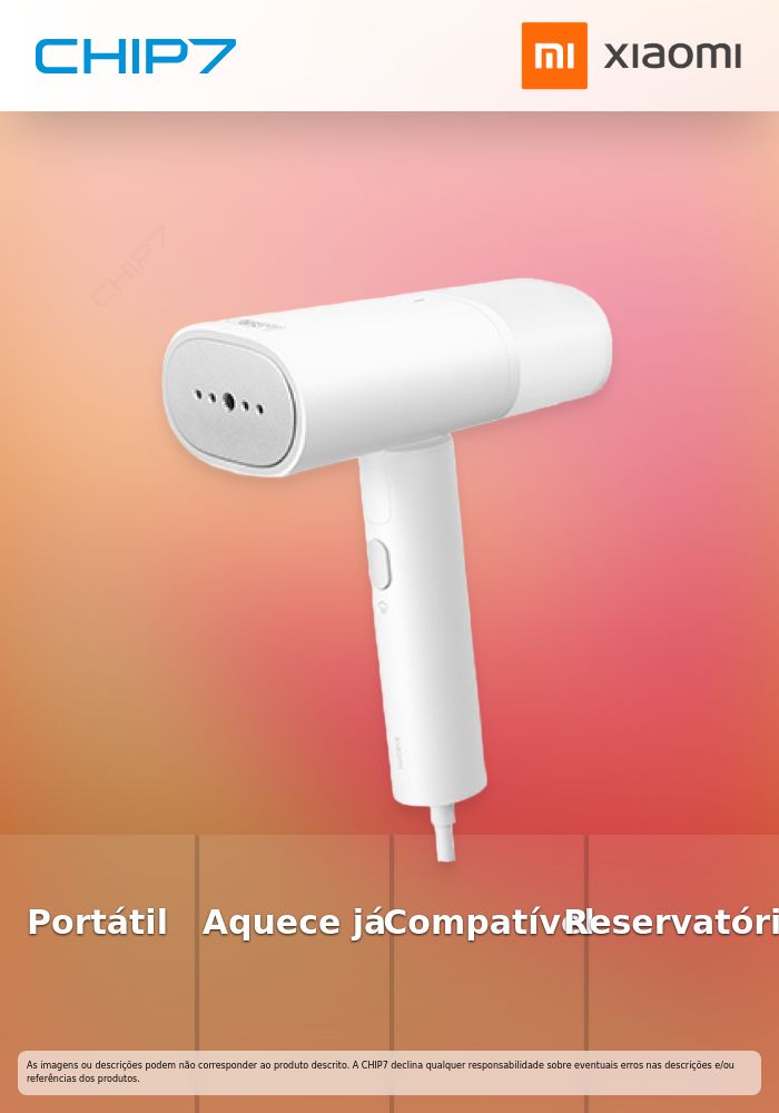 Ferro a Vapor Handheld Garment Steamer