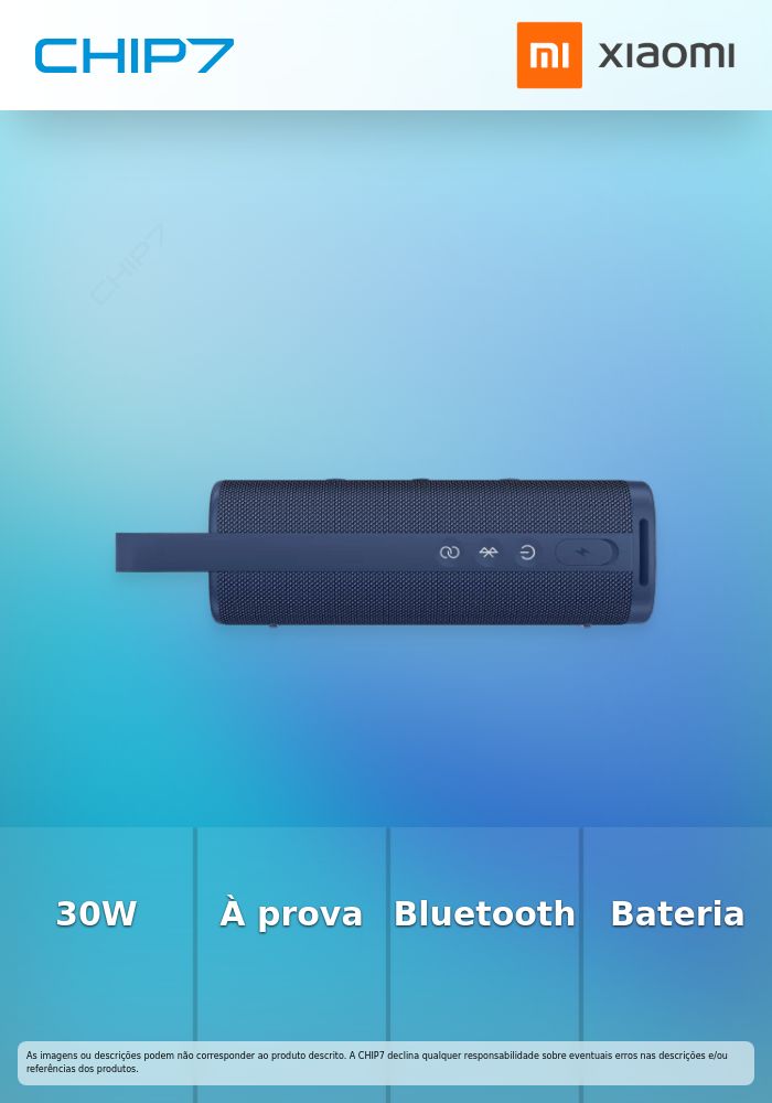 Coluna Sound Outdoor 30W Blue