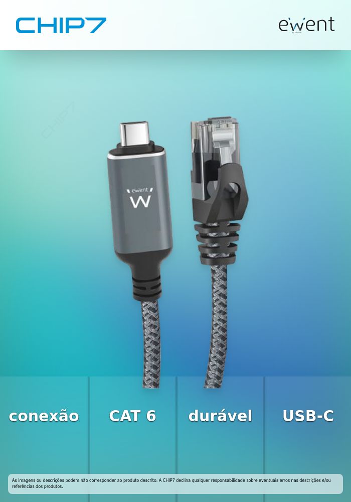 EWENT CABO ADAPTADOR DE USB-C PARA RJ45 5MT