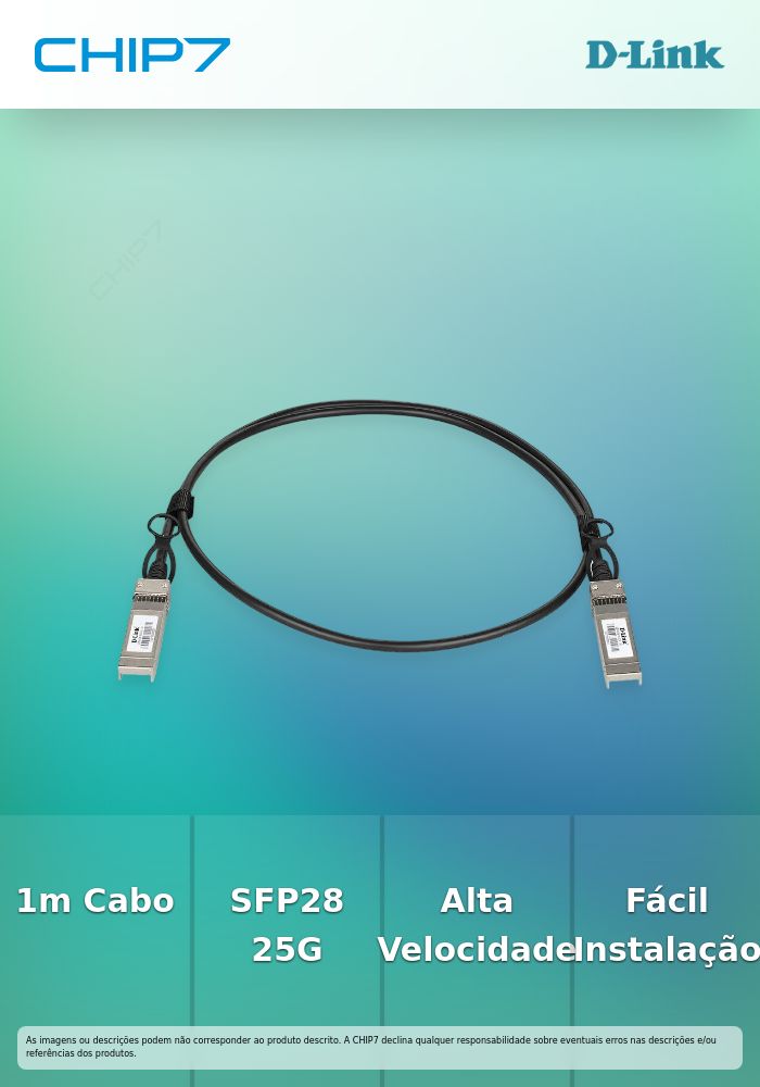 1-meter 25G Passive SFP28 Direct Attach Cable