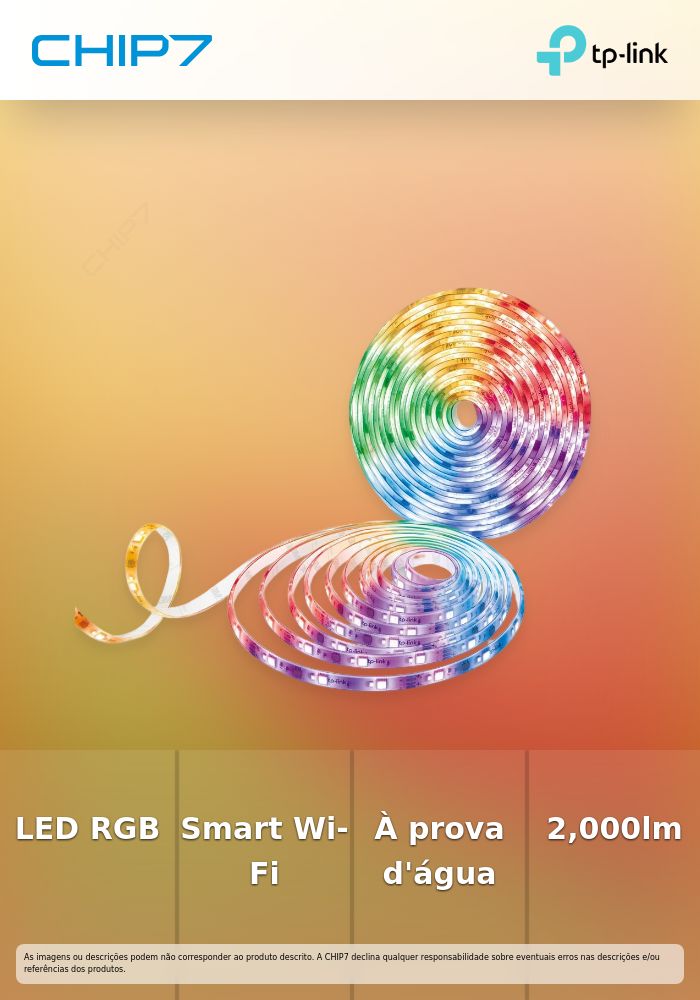 Smart Light Strip, Multicolor - 2.4 GHz Wi-Fi, 802.11b/g/n, two 16.4 ft/5m RGBW+IC LED light strips, 2000lm, 2500K~6500K tunable white, 12V/2A power adapter, PU Coating Waterproof