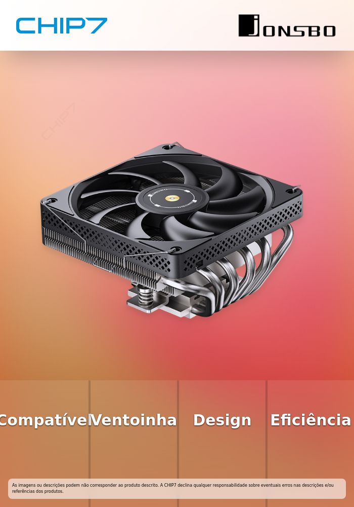 Cooler CPU Jonsbo HP-600 LS Preto 120mm