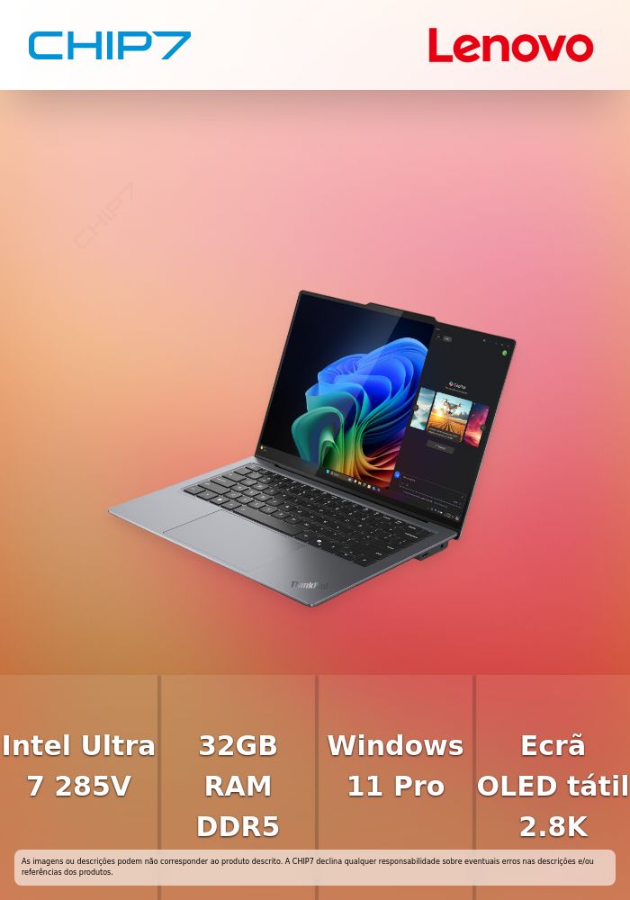 Portátil Lenovo ThinkPad X9-14 GEN 1 Aura Edition - Intel Ultra 7 285V / 32GB LPDDR5X / 1TB SSD / 14