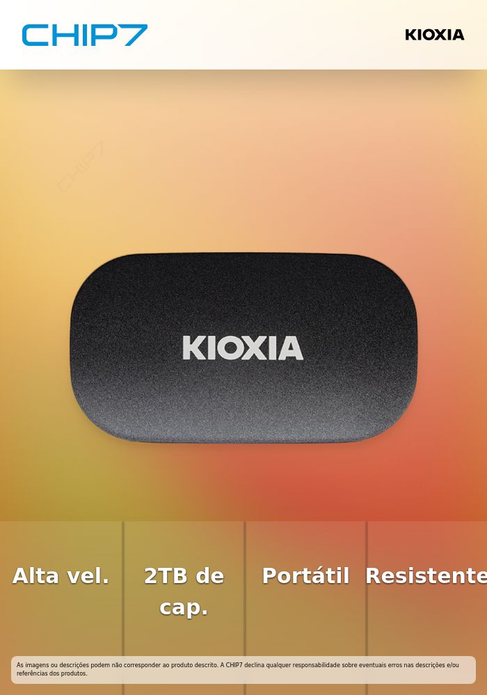 KIOXIA SSD EXCERIA PLUS G2 Portable 2TB -1050R/1000W