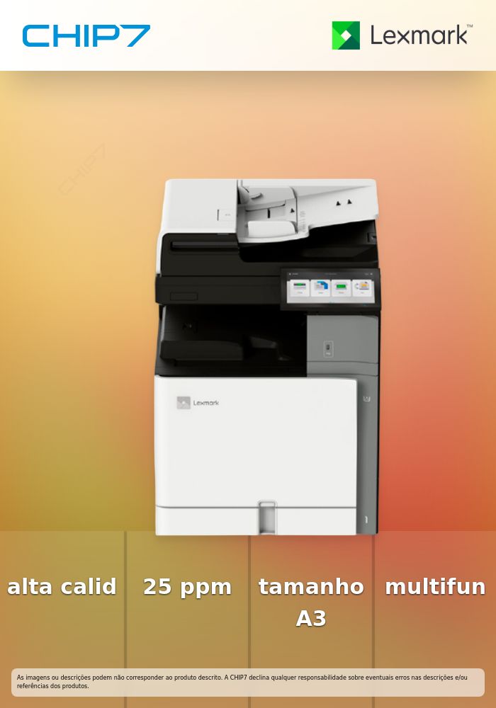LEXMARK XC9525 Laser Multifunction Printer Color 25ppm A3 HV EMEA SPR
