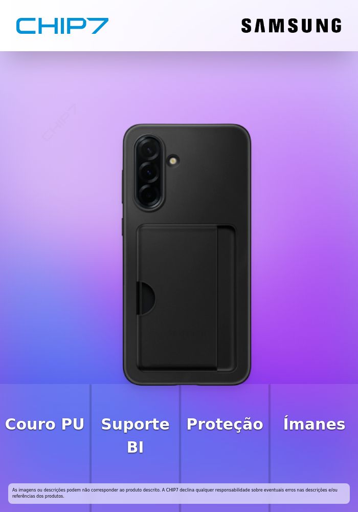 SAMSUNG CAPA C/ PORTA CARTÕES A36 5G PRETO