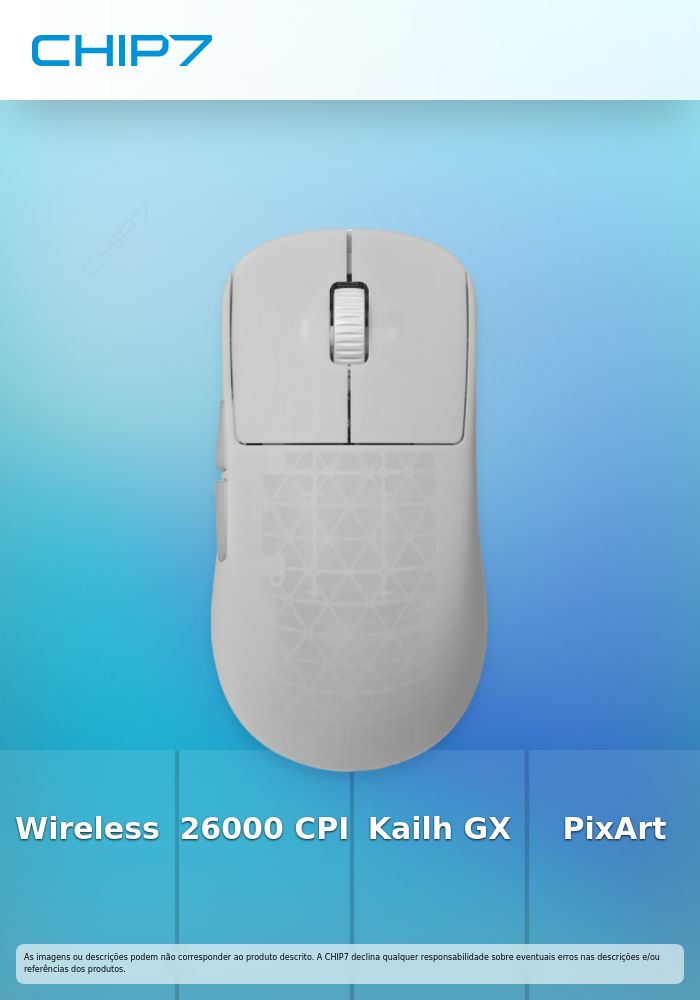 Rato Gaming Endgame Gear OP1w 4k Wireless Gaming Mouse - White Frost