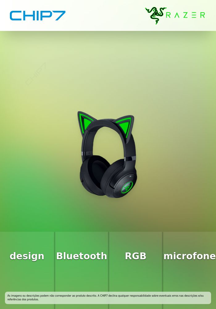 Auscultadores Kraken Kitty V2 BT - Black