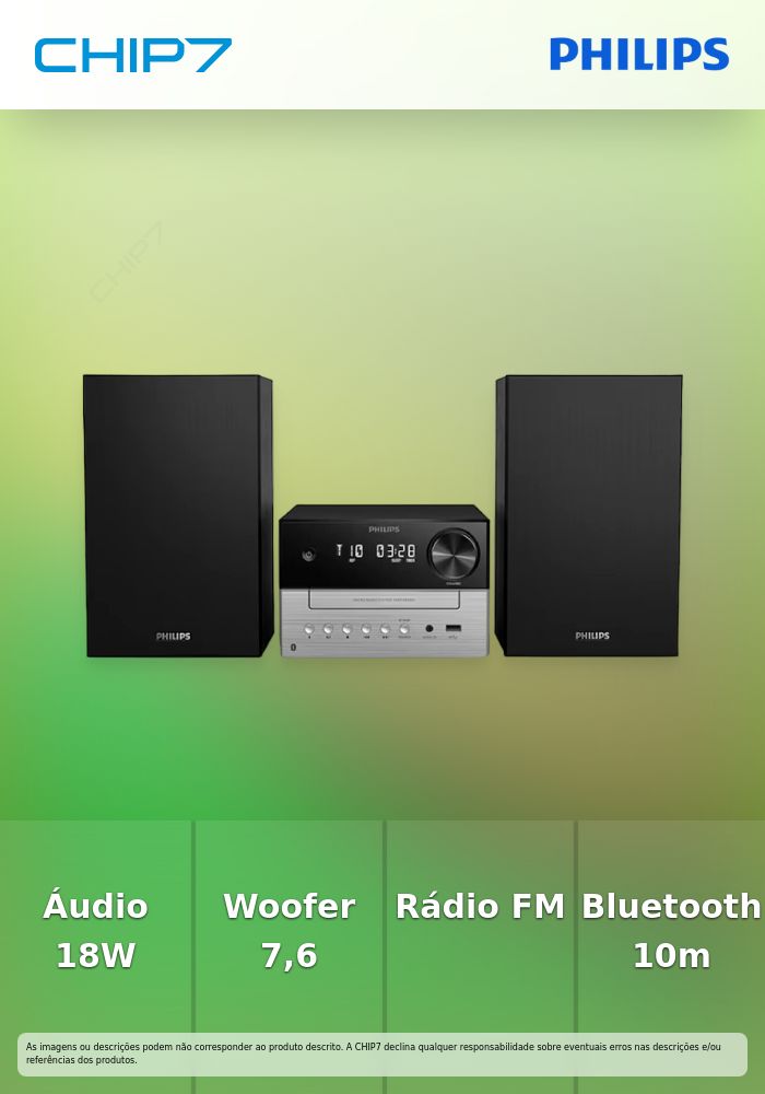 PHILIPS SISTEMA MICRO CD USB FM BLUETOOTH 2.0 20W TAM3205M2/12