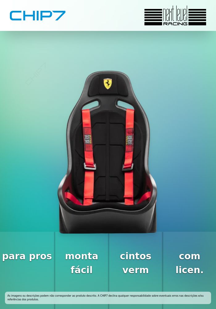 Assento de Competição Next Level Racing ELITE ES1 Ferrari Edition