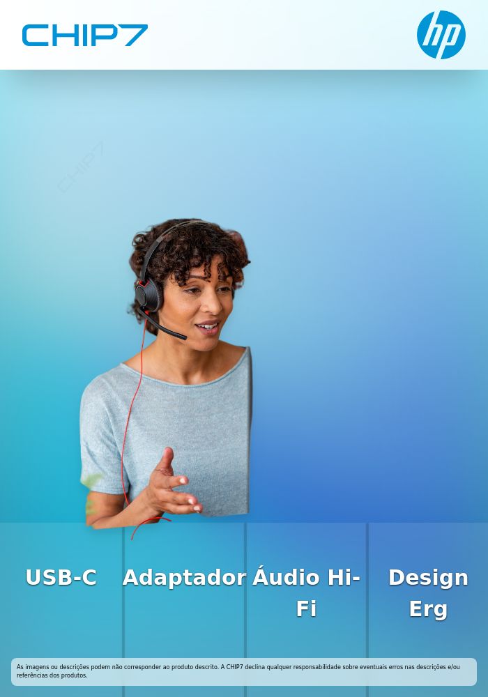 HP Poly Blackwire 5220 Stereo USB-C Headset +3.5mm Plug +USB-C/A Adapter SmartBuy