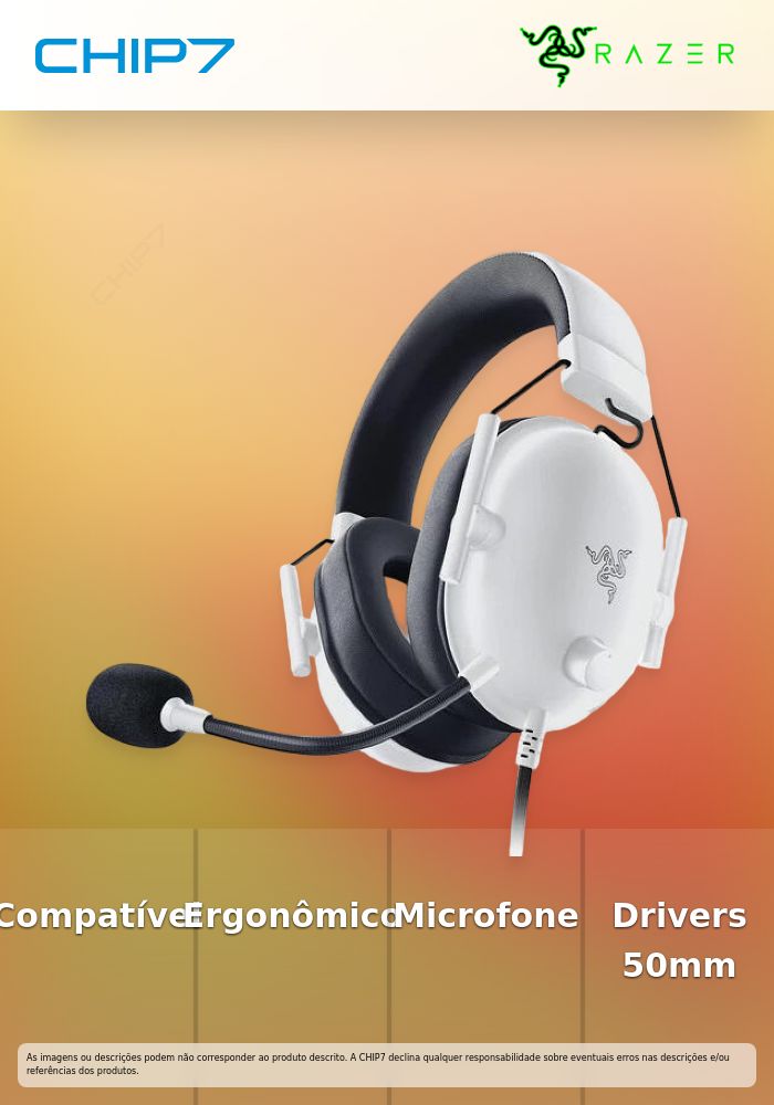Auscultadores BlackShark V2 X (PlayStation Licensed) - White