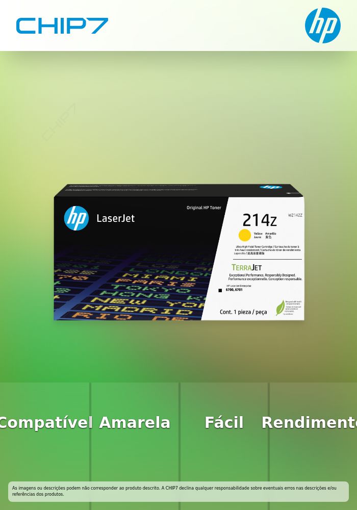 HP 214Z Ylw Original LaserJet Toner Crtg